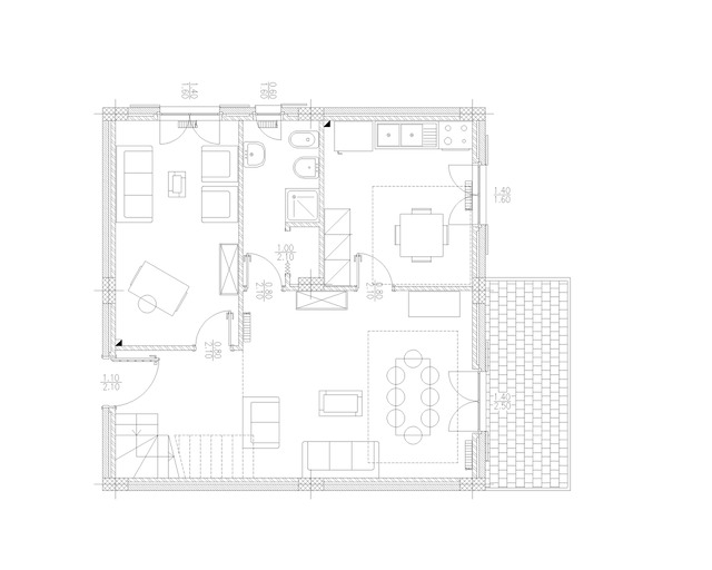 Pianta alloggio duplex 01