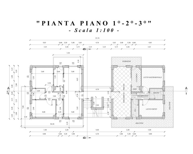 Pianta piano tipo